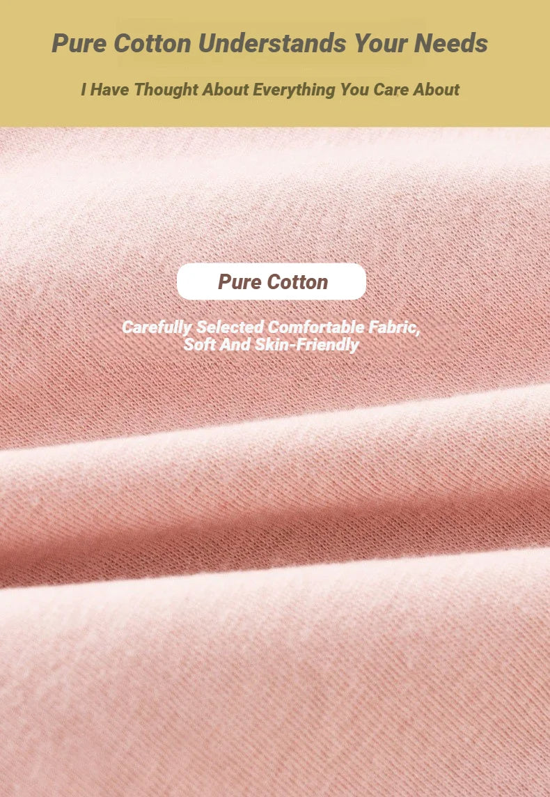 4Pcs Women'S Menstrual Panties High Waist Cotton Briefs Lingerie Physiological Pants Leak Proof Underwear Ladies Period Panty