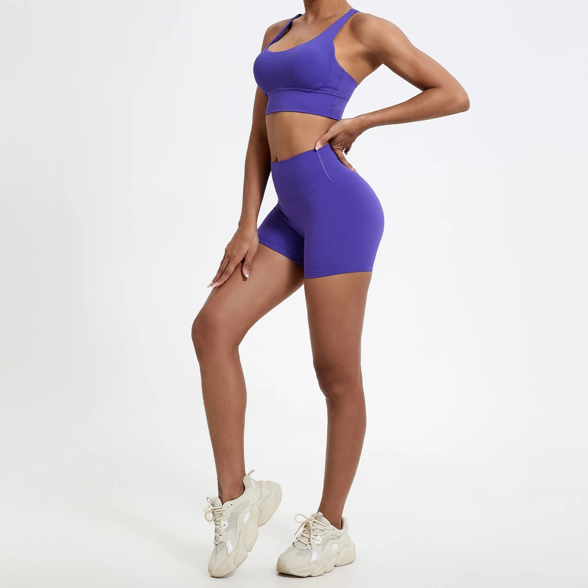 Hearuisavy Summer Running Sports Shorts Women Buttock Lift Leggings Women Cycling Slim Fit Workout Shorts High Waist Yoga Shorts