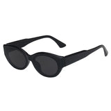 Vintage Cat Eye Sunglasses for Women Elliptic Square Oval Fashion Shades Trendy Female Outdoor Eyewear