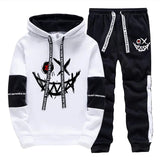 Hot Sales Mens Tracksuit Printed Single Piece Sweatshirts Sweatpants Casual Hoodie Pants Outdoors Mens Clothing Funny Streetwear