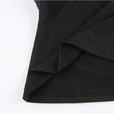 y2k Bandage Crop Top Black Backless  Top Lace Up Cute Party Beach Summer Sweats Women Retro Basic Mini Vest Punk
