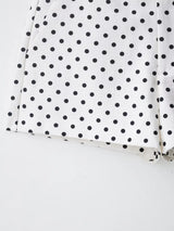HH Woman Autumn Long Sleeves Turtleneck Zipper With Pockets Drawstring Casual Coats Women Fashion Polka Dot Printed Jacket