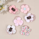 10Pcs/Set New Baby Girl Cute Colorful Flower Hair Bands Ponytail Holder Chilren Soft Scrunchies Rubber Kids Hair Accessories