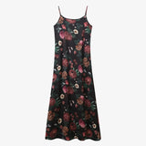 AS AW25 elegance slip satin dress + knitting cross top +mockneck woman clothing set adjustable maxi floor length