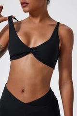 New Summer Women's Push-Up Sports Bra Breathable Soft Yoga Workout Top Backless Fitness Crop Gym Underwear Woman’s Crop Top