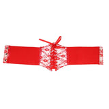 Fashion Women Waist Corset Flower Embroidery Elastic Waistband Black White Red Pink Wide Lace Slimming Body Belts Cummerbunds