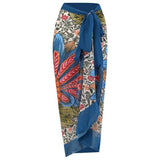 2026 New Sexy Print Retro Swimwear Beach Dress Cover Up Long Skirts Skirt Party Outfits Swimsuit Beachwear