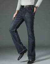 Men's Flared Jeans Loose Men Big-Leg Jeans Men Flared Pants Boot Cut Leg Designer Classic Jeans Multiple Styles Size 28-40