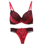 2022 New Bras Set For Womens Sexy Plus Size Female Lingerie Embroidered Lace 34/75 36/80 38/85 40/90 42/95 BCDE Cup Underwear