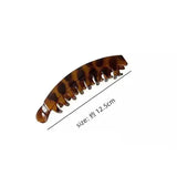 1/3 Pcs Tortoiseshell Banana Hair Clip Fish Shaped Hairpin Women Hairgrips Twist Clamp Ponytail Barrettes Hair Accessories Set M