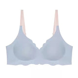 No Trace Top Women's Underwear No Steel Ring Pure Desire Comfortable Upper Support Sling Adjustable Beauty Back Bra Thin Section