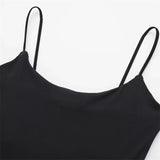 MUJER White Black Body Woman Sleeveless Tight Bodysuit Lingerie Sexy Woman Bodys Bodycon Backless Bodysuit Women Summer Tops