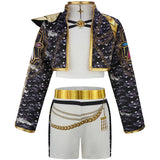 3PS Children's Girls Dance Performance Set Carnival Cosplay Costume Set Halloween Party Set Carnival Costumes 3-10 Years Old