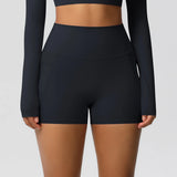 Women Sports Short With PocketedYoga Legging Shorts Squat Proof High Waist Fitness Tight Shorts Quick Drying Cycling Workout Gym