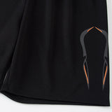 2 Pcs Men's Mesh Breathable Quick-drying Sports Suit Loose Plus Size Running Fitness Mountaineering Casual Short-sleeved Shorts