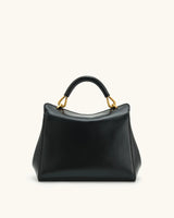 JW PEI Lucia Top-Handle Bag Luxury Designer Crossbody Shoulder Bag for Women Elegant Turn Lock Vegan Leather Messenger Purse