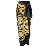 2026 New Sexy Print Retro Swimwear Beach Dress Cover Up Long Skirts Skirt Party Outfits Swimsuit Beachwear