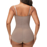 Women Cross Tummy Control Shapewear Sexy Mesh Slimming Waist Briefs Bodysuit Thin Breast Cup Body Shaper Butt Lifter Smooth Body