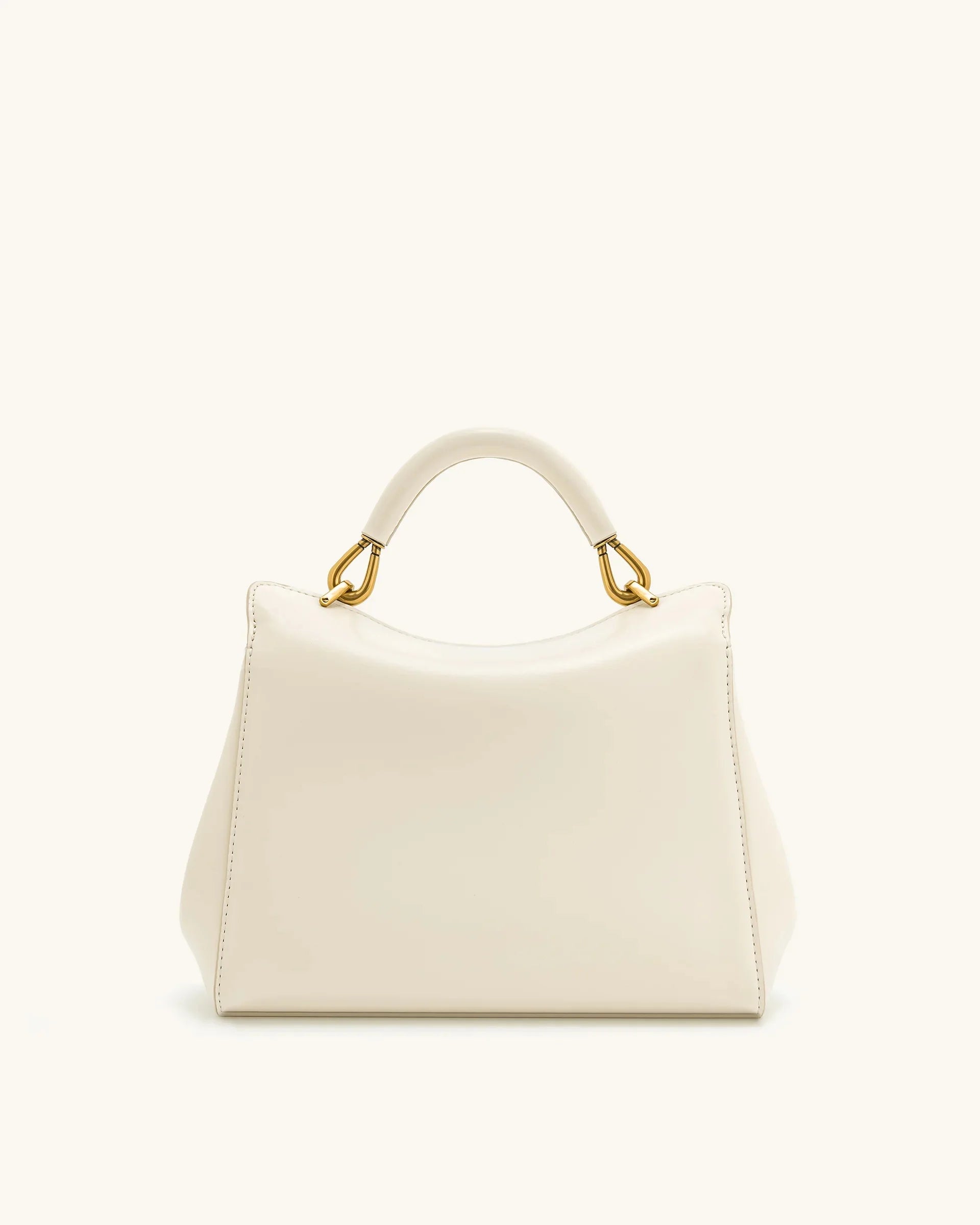 JW PEI Lucia Top-Handle Bag Luxury Designer Crossbody Shoulder Bag for Women Elegant Turn Lock Vegan Leather Messenger Purse