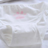 Women Panties Cotton Underwear Japanese Type Cute Claw Lace Up Animation Strap Loli Soft Sister Girls Underpants Female