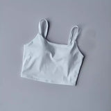 High-end Sports Bra Gym Camisole Fixed Pad Push-up Sports Underwear Women's Strapless Beauty Back Training Fitness Bra Yoga Bra