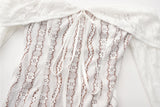 Suninheart White Evening Dresses for Events Red Long Sleeve Lace Elegant Party Dresses 2025 Women Luxury Wedding Prom Dress Gown