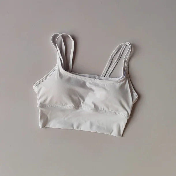 Sports Underwear Bras Top Women's Shockproof Gathering Fitness and Breasts Wearing Yoga Quick-drying Suspender Vests in Summer