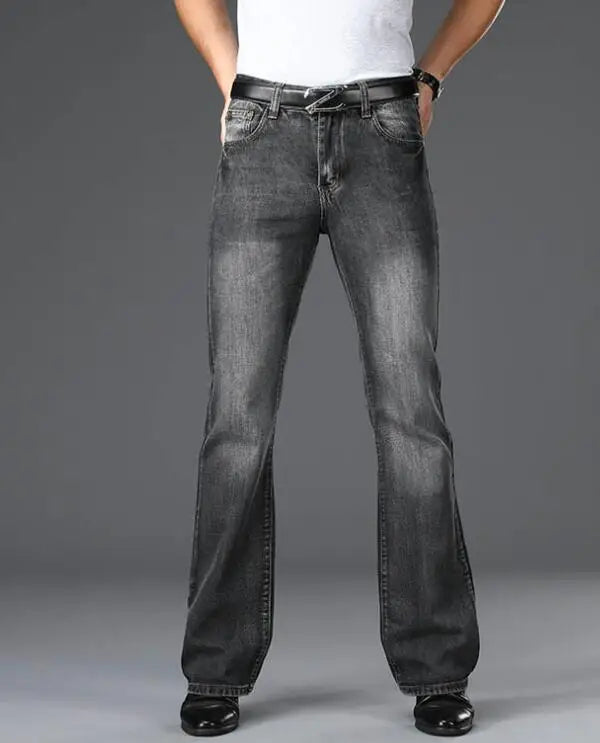 Men's Flared Jeans Loose Men Big-Leg Jeans Men Flared Pants Boot Cut Leg Designer Classic Jeans Multiple Styles Size 28-40