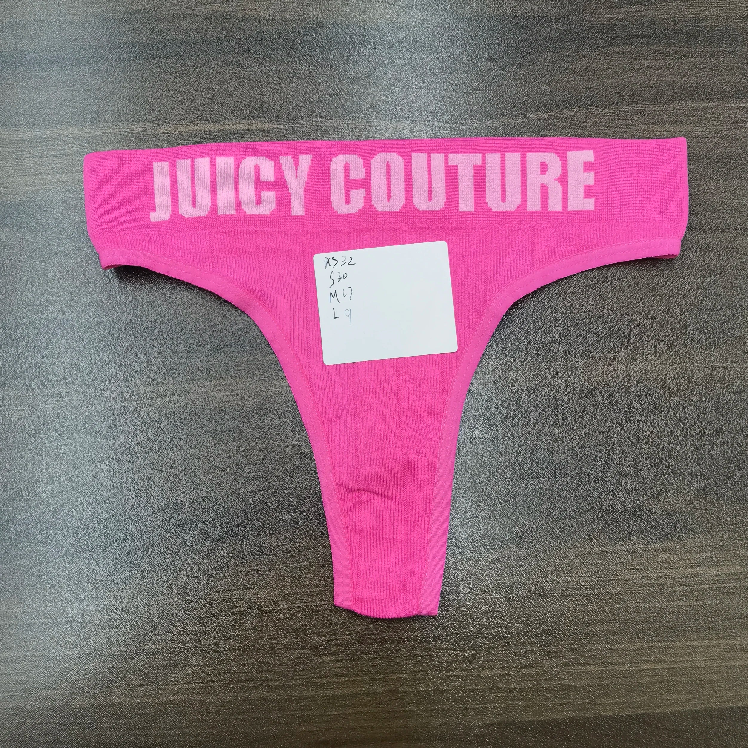 Women's Panties Sexy Juicy Couture Style Underwear Sexy Hot Lingerie T-pants for Ladies Thongs Japanese Women Seamless G-String