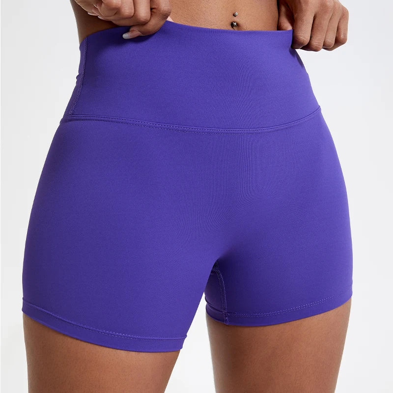 Hearuisavy Summer Running Sports Shorts Women Buttock Lift Leggings Women Cycling Slim Fit Workout Shorts High Waist Yoga Shorts