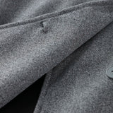 Fashion Short Woolen Coat For Women Stand Collar Full Sleeve Loose Zipper Jacket Female 2025 Spring Autumn Solid Lady Outwear