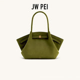 JW PEI Lucia Top-Handle Bag Luxury Designer Crossbody Shoulder Bag for Women Elegant Turn Lock Vegan Leather Messenger Purse