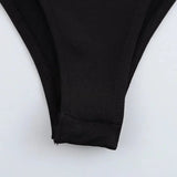 MUJER Black Bustier Bodys for Women Sexy Extreme Bodysuit Women Long Sleeve Bodysuits Woman One Pieces Summer Tops Woman 2025
