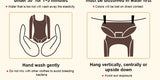 POKARLA Spandex Elastic Body Suit Shapewear Women Body Shaper Tummy Control Long Sleeve Open Crotch Round Neck Seamless Shapers