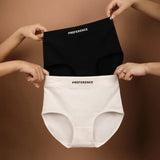3PCS Woman High Waist Briefs Breathable Underwear Women Large Size Lingerie Pure Cotton Sexy Underware Triangular Panties Female