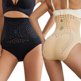 Seamless Restoration Shaper Brief Women Tummy Control Shapewear Hollow Out Fat Burning Slimming High Waist Underwear Panties