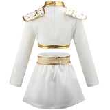 3PS Children's Girls Dance Performance Set Carnival Cosplay Costume Set Halloween Party Set Carnival Costumes 3-10 Years Old