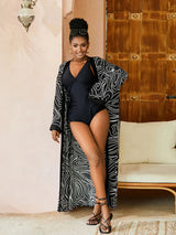 2026 Women Swimsuit Beach Cover Up Dress Sleeve Kaftan Beach Tunic Long Pareos Bikinis Cover Ups Summer Robe Plage Beachwear