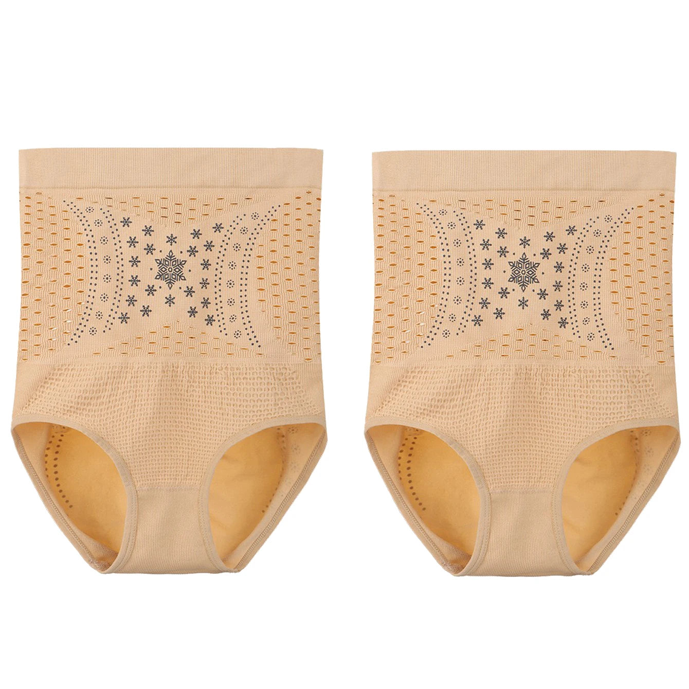 Seamless Restoration Shaper Brief Women Tummy Control Shapewear Hollow Out Fat Burning Slimming High Waist Underwear Panties