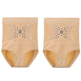 Seamless Restoration Shaper Brief Women Tummy Control Shapewear Hollow Out Fat Burning Slimming High Waist Underwear Panties