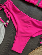 2025 New Sexy Triangle Bathing Suit for Women Brazilian Bikinis Halter Swimwear Push Up Swimsuit Metal Chain Beach Bikini Set