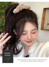 7/21 Pcs/Set Women Hair Scrunchies Set Plush Solid Hair Band for Girls Ponytail Holder Rubber Bands Hair Ties Hair Accessories