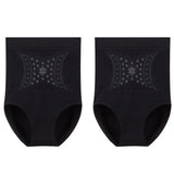 Seamless Restoration Shaper Brief Women Tummy Control Shapewear Hollow Out Fat Burning Slimming High Waist Underwear Panties