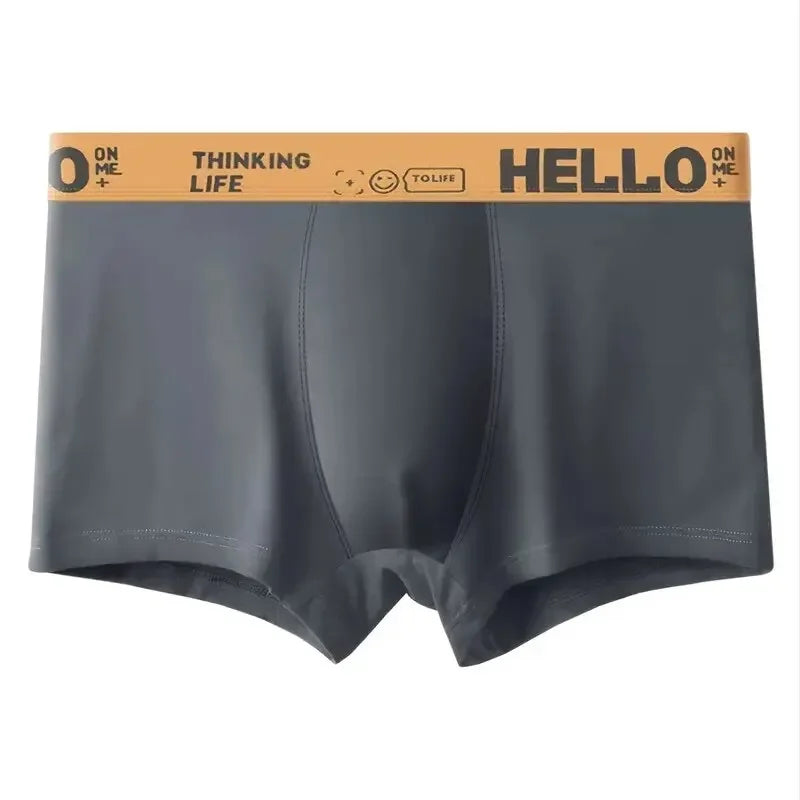 10Pcs Men's Boxer And Briefs Fashion Underwear High Stretch Boxer And Briefs Shorts Breathable Soft Men's Shorts Comfortable