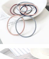 100PCS/Set Women 3.5CM Basic Nylon Elastic Hair Bands Ponytail Hair Scrunchie Rubber Bands Headband Hair Accessories Headwear