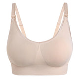 Summer Maternity Women Wire-free Nursing Bra For Premama Front Clip Adjustable Lift & Support Everyday Pregnancy Seamless Bras