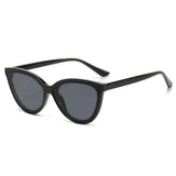 Large Frame Cat Eye Sunglasses Women New Retro Minimalist Style Gradient Sun Glasses High Quality Eyeglasses UV400