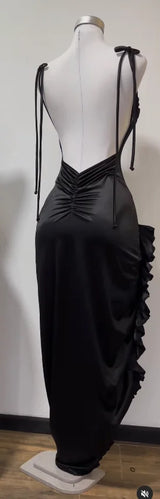 2026 Europe and the United States New Cross-Border Dress Summer Senior Sense Y2K Sexy Halter Spice Girl Dress