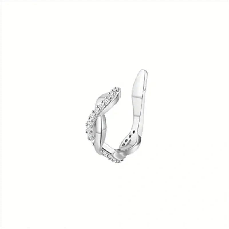 EVISPOL 1Pc Hot Sale Cute Metal Leaf Earcuff Clips On Earring for Women Fake Piercing Cartilage Earrings Ear Ring Without Hole
