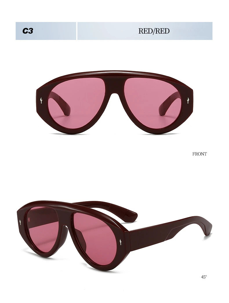 Hot Aviation Sunglasses Women Fashion Trendy 2026 Large Frames Casual Travel UV400 Sun Glasses For Shades Oculos Feminino